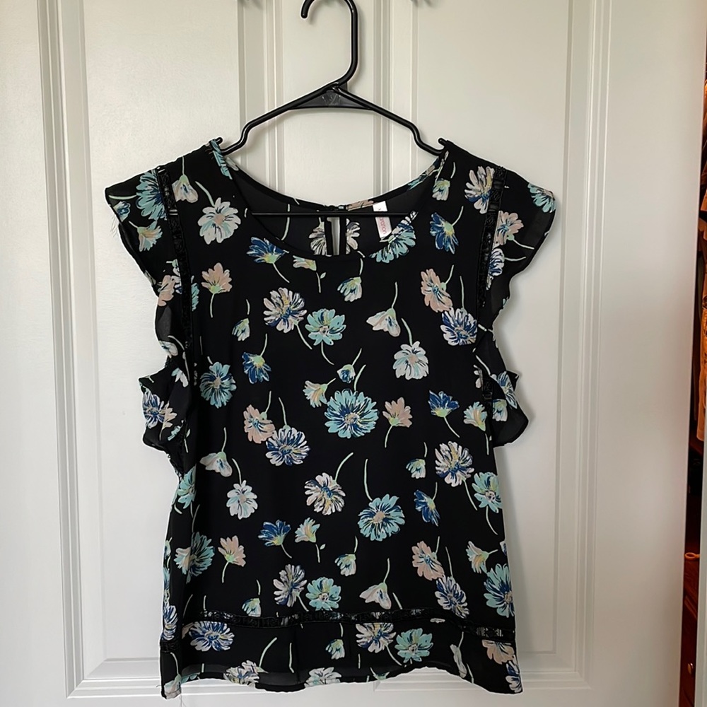 Floral Chiffon Shirt